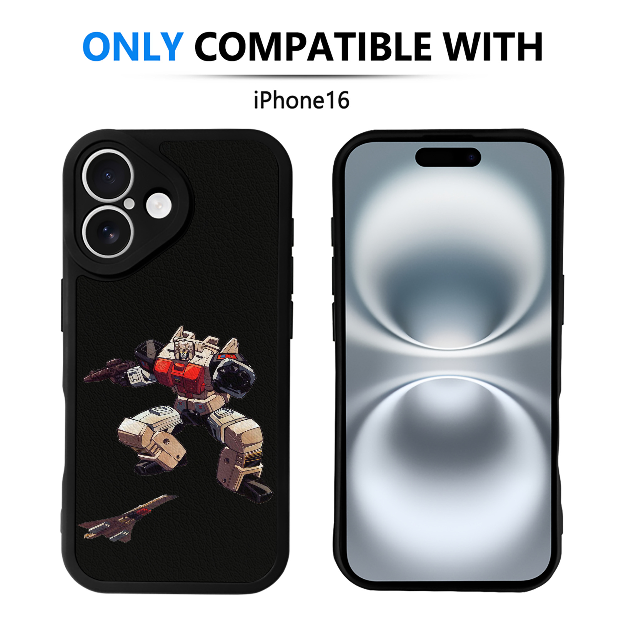 （画像用）  【iPhone 16シリーズ対応】シリコンスマホケース（レザー調） 材質：シリコン